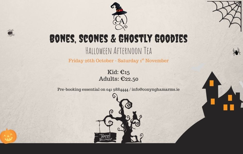 Halloween pop up www.conynghamarms.ie