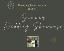 Our Summer Wedding Showcase is on Sunday, 11th May, from 2–4pm.  Come see our romantic Willow Suite, beautifully styled for a wedding, and wander through our picturesque gardens, complete with an outdoor ceremony setup (weather permitting).  